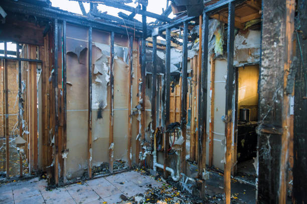 Professional Emergency Fire Cleanup technician working in Woodfin, NC